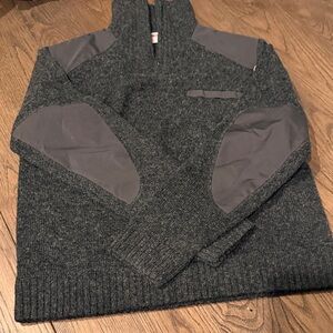 Fjallraven Dark Gray Zip-Up Sweater